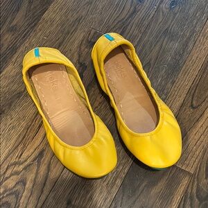 Mustard Yellow Tieks Flats
